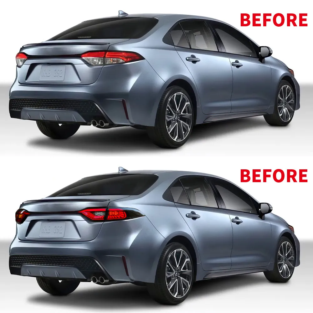 Auto Tuning Taillight for Toyota Corolla 2018-2020 Taillights LED Running Lights Brake Lights Rear Parking US Version