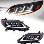 Auto Head Lamp for Toyota Sienna Headlights 2011-20 19 Sienna LED Headlight DRL Signal Hid Bi Xenon Lights - Image 2