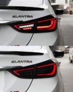 Car Tail Lights For Hyundai Elantra Taillight 20 11-20 16 LED Tail Lamp+Turn Signal+Brake+Reverse LED Light - Image 3