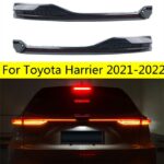 4PCS/set Taillights for Toyota Harrier 2021-2022 LED Turn Signal Lights Rear Fog Brake Reversing Tail Lamp Accessories