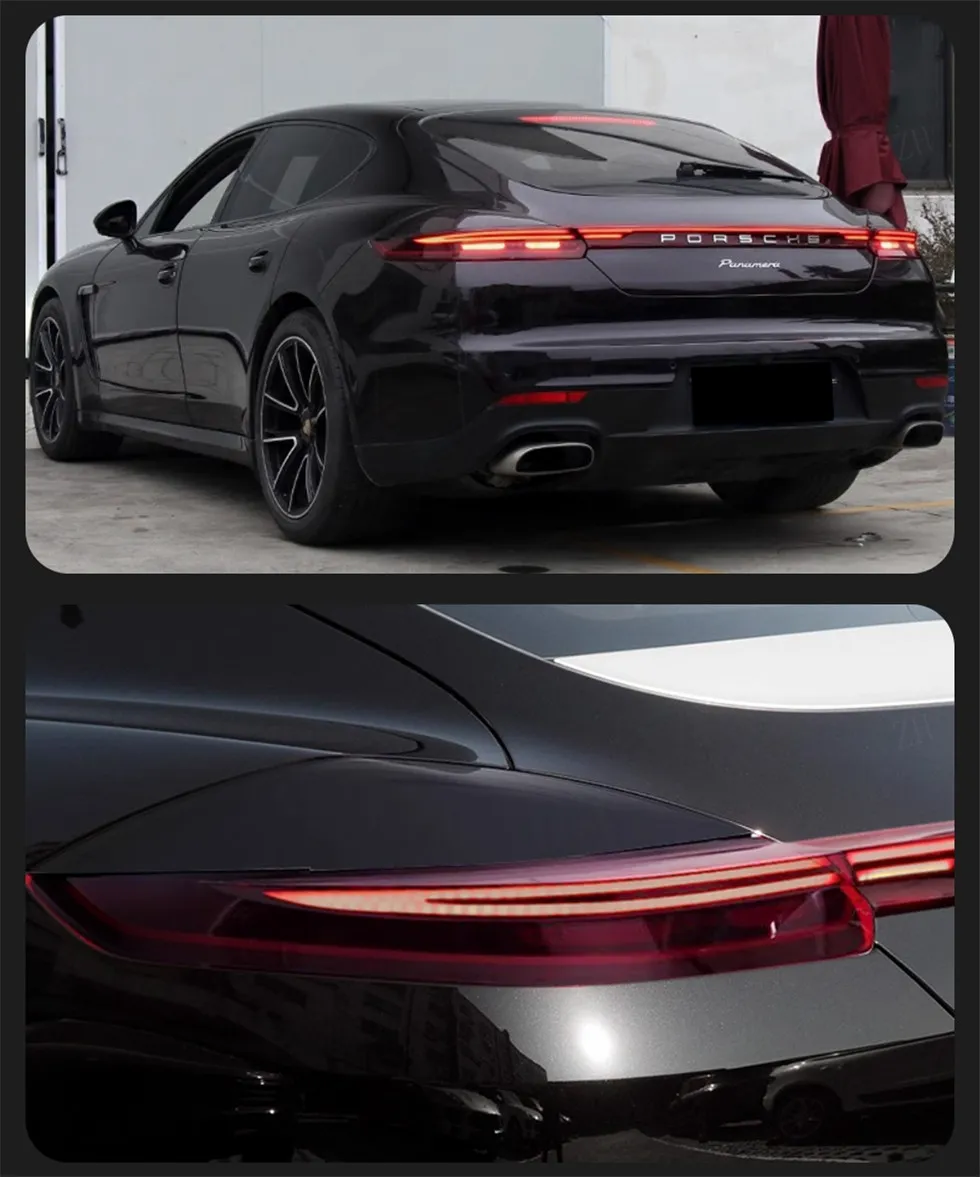 Car Taillights For Porsche Panamera 970.2 20 14-20 16 LED Turn Signal Tail Light DRL Brake Reverse Stoplight