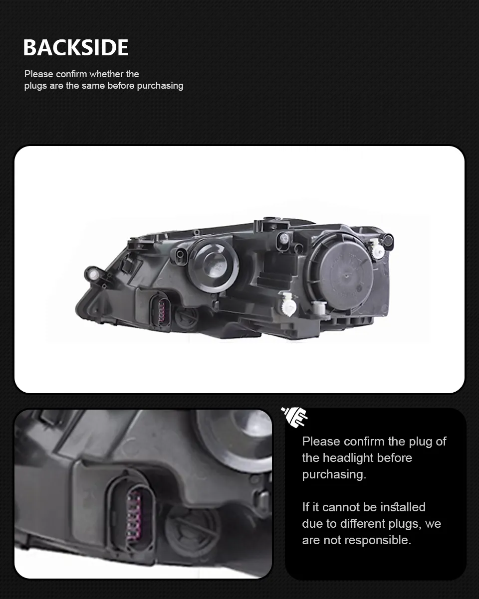 Car Model Head Lamp for VW Jetta 2011-20 18 Jetta Gli LED Headlight Europe Version Daytime Signal Front Light Assembly