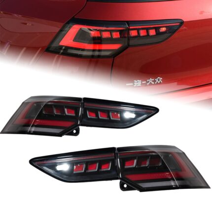 Taillights Assembly for Golf 8 20 20-2024 MK8 LED Tail Light Golf MK8 Rear Stop DRL Brake Reversing Light