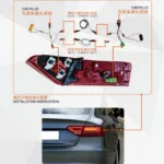 Car styling taillights assembly For Audi 2008-16 A5 Tail Lights Led Fog Lights DRL turn signal brake Light Tuning auto Accessories - Image 8