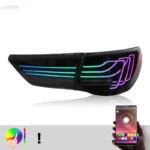 LED Tail Lamp Assembly For Toyota REIZ 2010-2012 RGB LED Highlight Running Light Turn Signal Brake Light Stop Light - Image 6