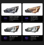 Car Head Lights for Subaru Legacy 2010-20 15 Outback Upgrade LED DRL Dynamic Signal Lamp Head Light Assembly - Image 5