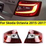 Car Tail Lights for Skoda Octavia 20 15-20 17 Tail Lamp Turn Signal Rear Reverse Brake Light Replacement