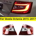 Car Tail Lights for Skoda Octavia 20 15-20 17 Tail Lamp Turn Signal Rear Reverse Brake Light Replacement