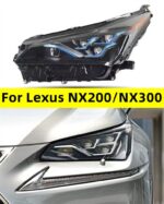 Headlight Assembly For Lexus NX200/NX300 20 14-20 20 Headlight LED Turn Signal Bifocal Lens High Beam Running Lights Upgrade