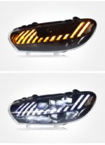 Car Lights For VW Scirocco 2009-20 17 Modified AUDI Style Headlights All LED Daytime Light Front Turn Signal Lamp - Image 4
