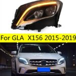 LED Headlights For GLA 2015-2019 Front Light X156 GLA180 GLA200 GLA250 GLA45 Daytime Lights Modification High Configuration Upgrade Headlight Assembly