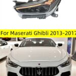 Car Styling LED Headlight for Maserati Ghibli 20 13-20 17 LED Auto Headlight Assembly Upgrade Turn Signal Running Lamp