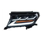 2 PCS Auto Car Head Light Parts For Toyota Land Cruiser 20 08-20 15 LED Headlight Replacement DRL Headlights - Image 2