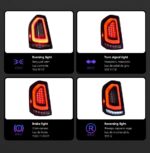Car Tail Light for Chrysler 300C Taillight 2011-2014 Taillights LED DRL Running Lights Fog Lights Rear Parking Lamp - Image 3