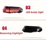 Car Lights For Toyota RAV4 20 20-20 22 Tail Lamp Assembly LED Running Horse Running Lamp Streamer Turn Light - Image 5