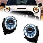 Head Lights for MINI F55 F56 20 14-20 21 Upgraded LED Bifocal Lens Day Running Turning Signal Head Lamps Assembly