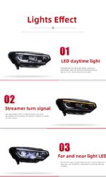 Headlight All LED For VW TAYRON 20 19-20 22 LED Front Headlight Projecto Headlight DRL Hid Head Lamp - Image 5