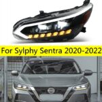 Car Frontlight For Sylphy 20 20-2022 Sentra LED Auto Headlights Assembly Upgrade Projector Lens Dynamic Lamp Tools Accessories Kit