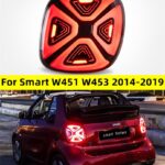 Car Tail Lights for BENZ Smart LED Taillight 20 14-20 20 Smart W453 W451 Rear Fog Brake Turn Signal Light