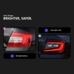 Car Tail Lights for Skoda Octavia 20 15-20 17 Tail Lamp Turn Signal Rear Reverse Brake Light Replacement - Image 2