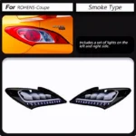 Car Rear Taillight for Hyundai Tail Lights Genesis Coupe 2009-2012 LED Signal Lights Brake Reverse Stop Light - Image 6