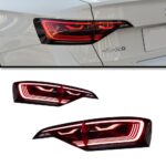 Auto Taillights For VW Jetta Taillight 20 19-2024 Brake Light DRL Dynamic Turn Signal LED Tail lights Assembly