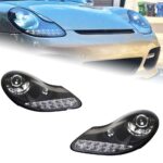 Full LED HeadLights For Porsche boxster 986 Headlights 1997-2002 Upgrade DRL Dynamic Signal Lamp Headlight Assembly - Image 3
