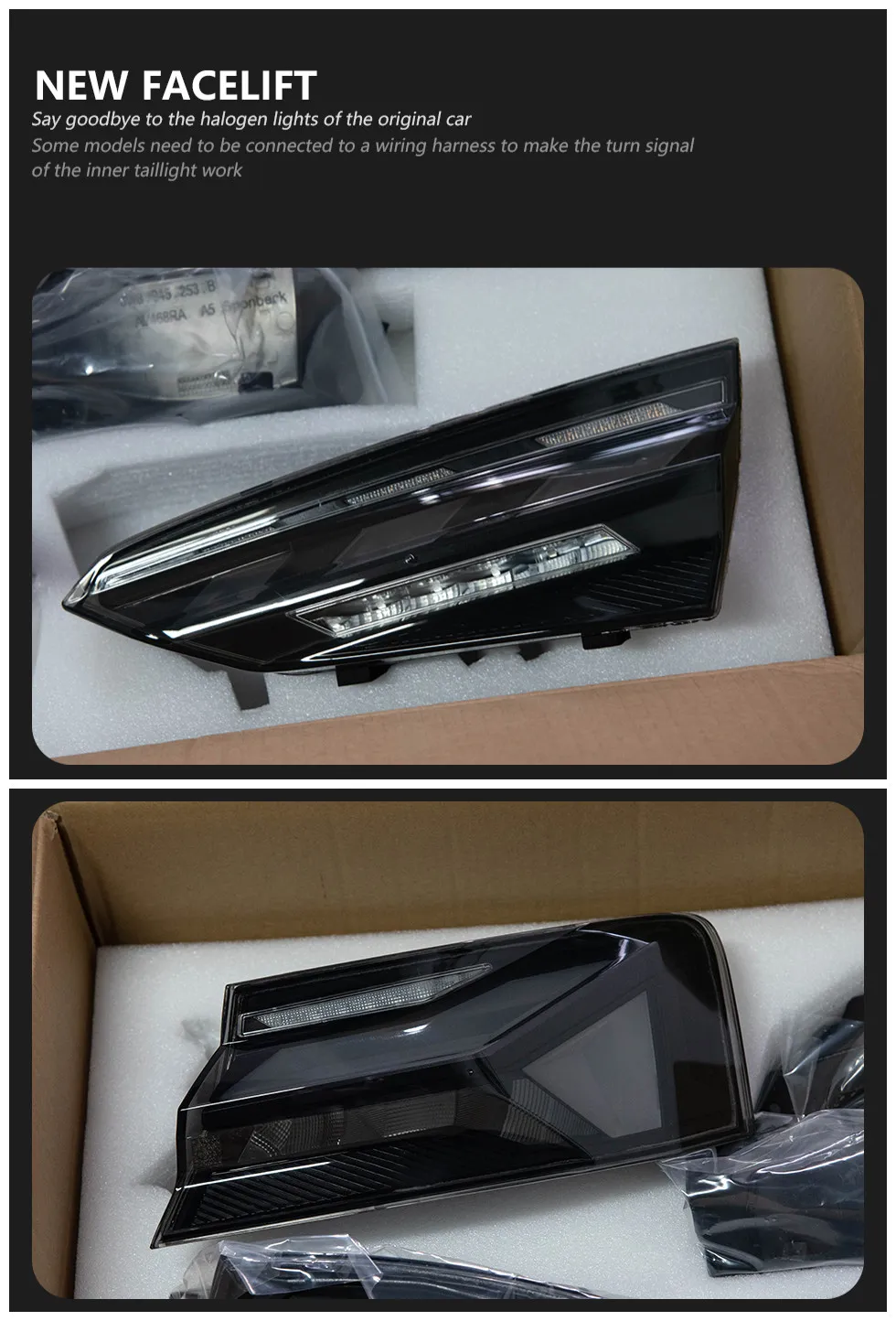 Car Tail Lights for Audi A5 Tail Lamp 20 17-20 20 S5 LED Taillight Animation DRL Dynamic Signal Reverese Light