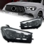 Headlights for Mercedes Benz GLE W167 LED Headlight 20 20-2024 W167 DRL Street Light High Beam Signal Running Lamp