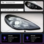 Car Light Assembly for Porsche Panamera 970 Headlights 2010-2013 Upgrade PLDS Style LED Headlights Plug n Play - Image 6