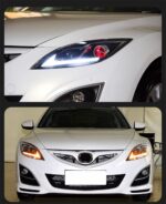 LED Headlight For Mazda 6 ATENZA Headlights 2009-20 16 Angel Eye Bi LED Signal Daytime Lights Accessory - Image 5