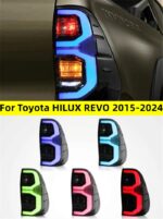 LED Tail Lamp For Toyota HILUX REVO 20 15-2024 RGB Running Light Turn Signal Brake Light Stop Light