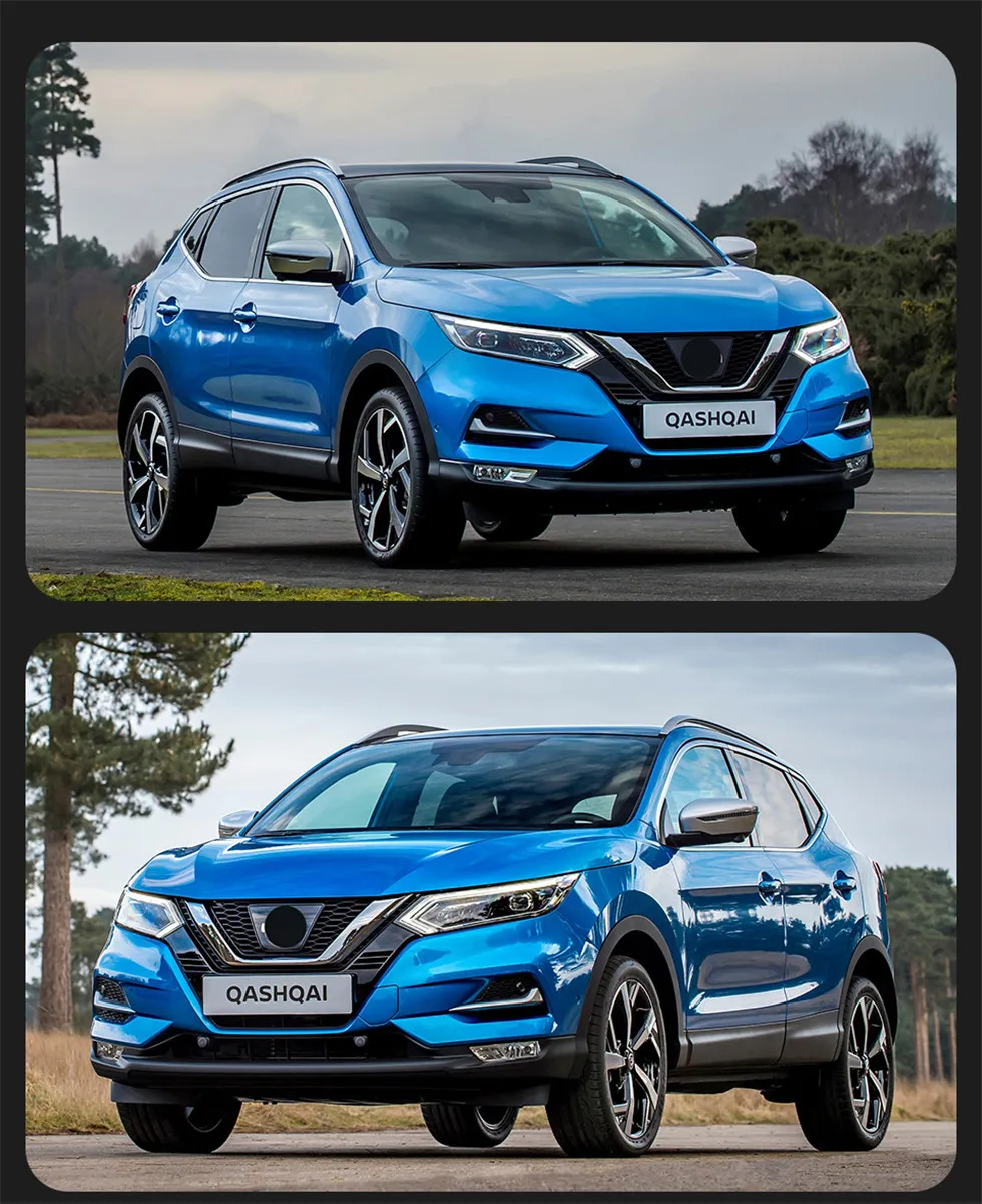 Car Lights For Nissan Qashqai 20 17-20 20 Front LED Headlight Daytime Running DRL Head lamp Low High Beam Lens
