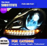 Car Headlight for Porsche cayenne 2003-2007 LED Headlights Upgrade LED Angel Eye Front Lights Assembly - Image 4
