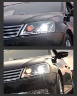 Car Head Lamp for VW Passat B7 20 12-20 16 Passat Europe LED DRL Hid Headlight Angel Eye Bi Xenon Beam Headlights - Image 4