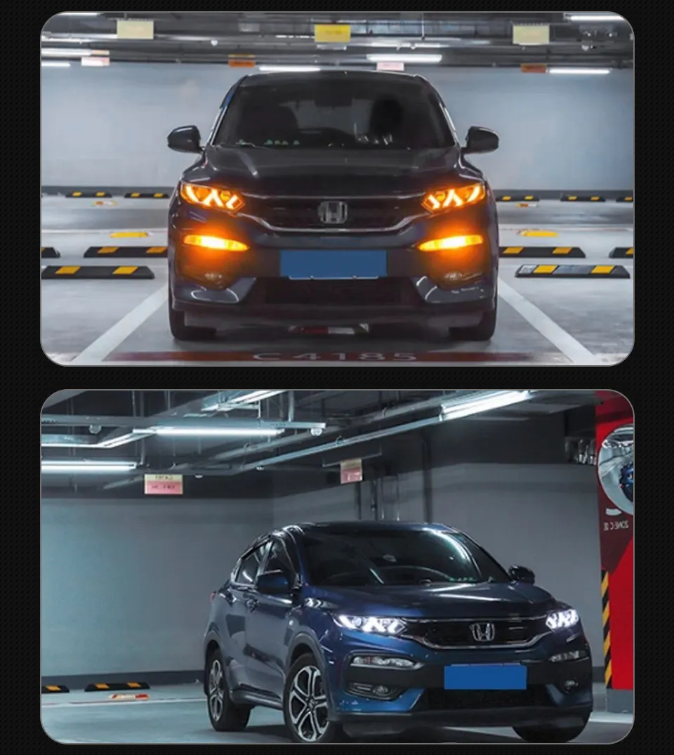 Headlights for Honda HR-V LED 20 15-20 21 HRV Vezel Headlight LED DRL Assembly Upgrade High Dynamic Front Lamp