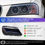 Headlights For BMW X3 F25 2011-2013 LED Signal Auto Headlights Assembly Upgrade High Configure Daytime Running Light - Image 6