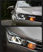 Headlights LED Bulb For Toyota Corolla 20 14-20 16 Head Lights Z Style Daytime Running Lights Turn Signal - Image 3