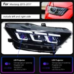 Car Front Lights For Ford Mustang 20 15-20 17 Headlights Assembly Automobile With LED DRL Dynamic Turn Signal Lights - Image 6