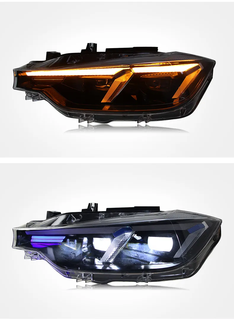 Full LED Headlight for BMW 3series F30/F35 20 13-20 18 320 325 DRL Dynamic Signal Daytime Headlamp Accembly
