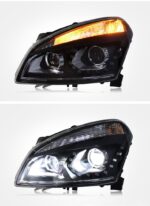 Car Headlight For Nissan Qashqai 2008-20 15 LED Front Headlights Replacement DRL Daytime Light Turn Signal Lamp - Image 4