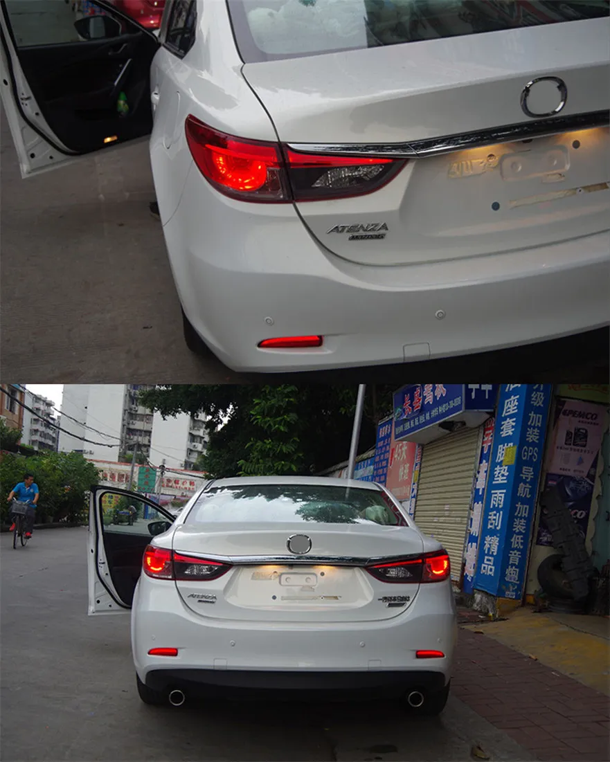 Car LED Taillights Assembly for Mazda 6 Atenza 20 13-20 19 LED Turn Signal Brake Reversing Taillight Rear Lamp