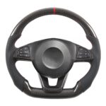 Real Carbon Fiber Steering Wheel For Mercedes Benz W205 S205 S213 W213 X156 C117 X117 C E GLA CLA GLE A45 C63 E63 GLE63