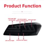 Lexus ES Taillight Assembly 2006-2012 Upgrade LED Taillights Rear Brake Reversing Highlight Turn Signal Light - Image 4