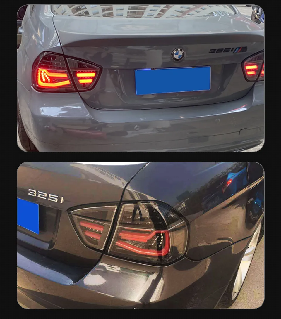LED Taillight Assembly For BMW E90 2009-2012 320i 323i325i 330i Plug and Play LED Running Turning Brake Reverse Rear Tail lights