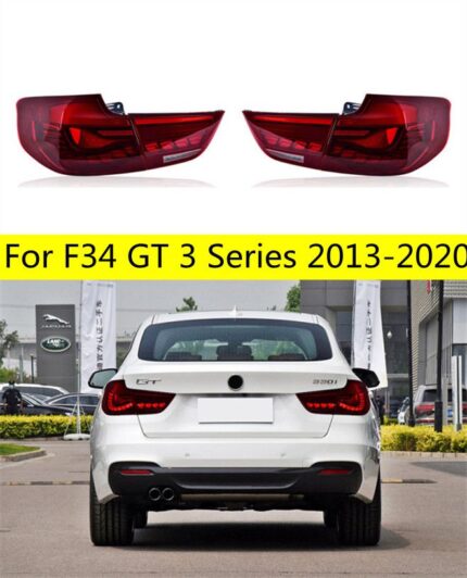 Car Taillights For BMW F34 GT 2013-20 20 320i 328i 330i 335i Gran Turismo LED Auto Taillight Upgrade Dragon Scales Design Turn Signal Lamp