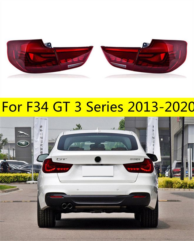 fc3c3ce3-d305-4121-bce2-2b99102ee9fe Car Taillights For BMW F34 GT 2013-20 20 320i 328i 330i 335i Gran Turismo LED Auto Taillight Upgrade Dragon Scales Design Turn Signal Lamp - Image 1