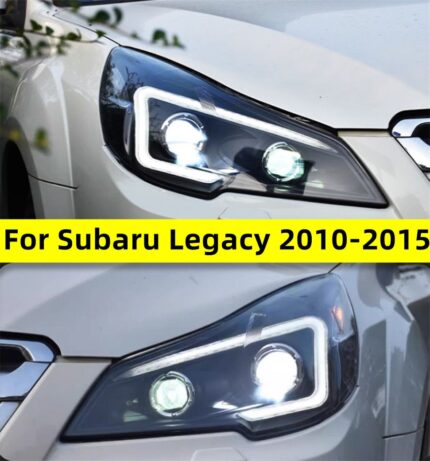 Car Head Lights for Subaru Legacy 2010-20 15 Outback Upgrade LED DRL Dynamic Signal Lamp Head Light Assembly
