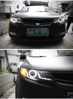 Car Styling Head Lights for KIA Forte 2009-2015 Forte Coupe Headlights LED Angel Eye Daylight Lens Xenon Lamp Signal Headlamp - Image 5