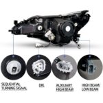 LED Headlights For Cars For Toyota REIZ 20 14-20 17 Upgrade Bifocal Lens Headlight Demon Eye Running Head Lights - Image 3